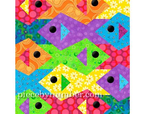 Image result for Paper Pieced Fish Pattern