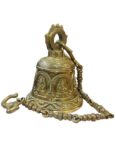 Bell for Home Puja Room Temple Home Temple Vastu Type Panchdhatu Bell ...