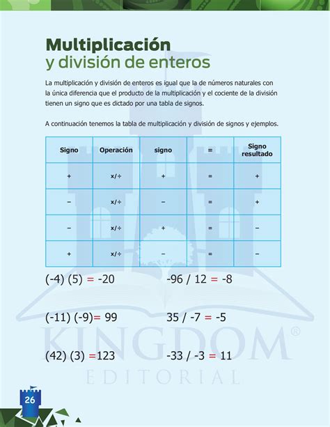 MATEMÁTICAS 9no Grado .1 - Kingdom Editorial - Página 28 | Flip PDF en ...