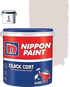 Nippon Paint Quick Coat Interior Emulsion Paint - 5 KG (ORCHID SCENT ...