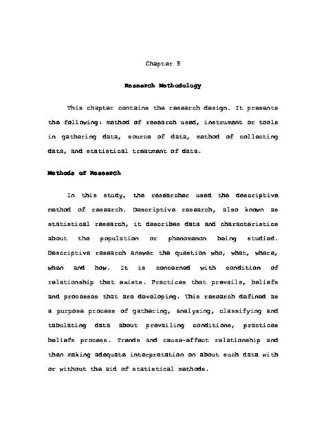 Image result for Research Chapter 3 Example PDF