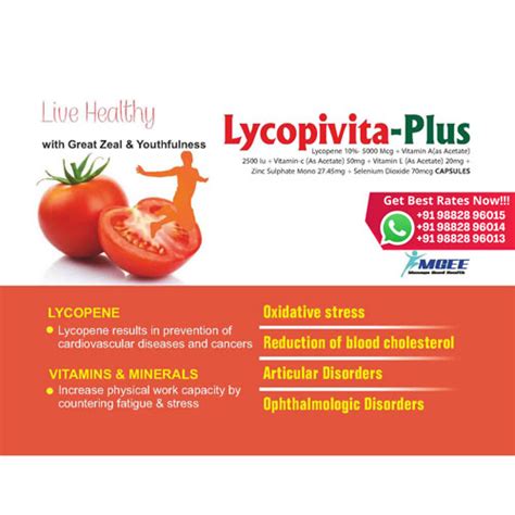 Lycopivita-Plus Capsules Mgee Healthcare