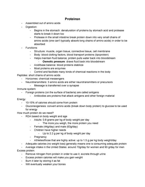 Exam 2 - Proteins - Proteinsn - Assembled out of amino acids ...