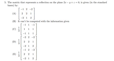 Image result for Matrix Reflection In X Z-Plane