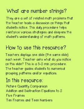 Image result for Number Strings Examples