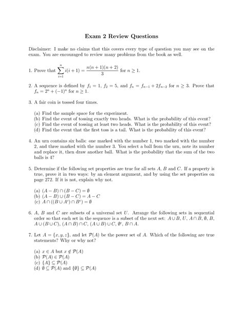 Image result for Discrete Math Course Revision Questions