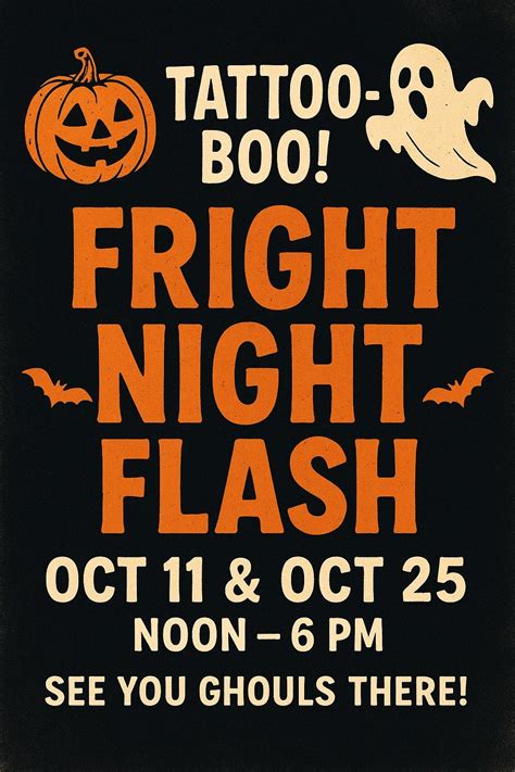 FangTastic Fright Night Flash Dates, Dark Arts Tattoo & Dark Mark ...