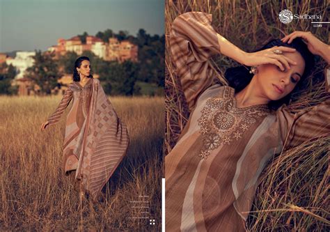 SADHANA FASHION AMAYA JAM COTTON DIGITAL PRINT WITH FANCY WORK SUITS AT ...