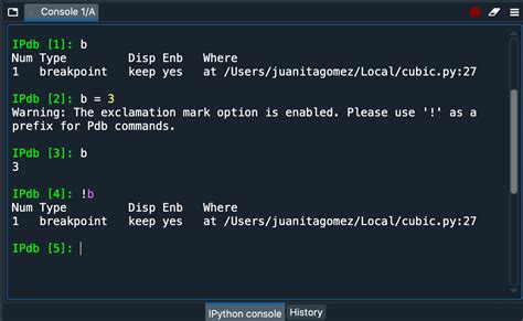 Python Spyder Debugging 的图像结果
