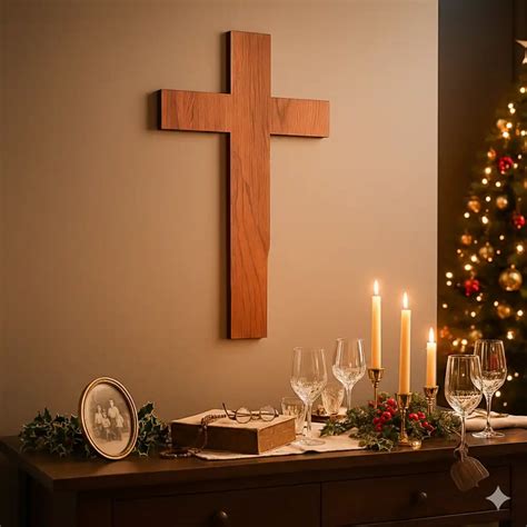 Wooden Jesus Cross Symbol Wall Hanging – Ritwikas