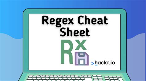 Image result for Regex Reference Sheet