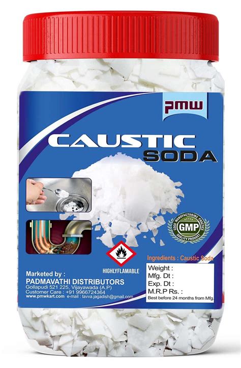 PMW - Drain Cleaner - Flakes (Dry Flakes) to Clear Clogged Drains ...