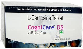 Cognicare Ds Tablets 10 - Uses, Side Effects, Dosage, Price | Truemeds
