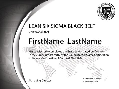 Lean Six Sigma Black Belt: Standard Exam (Single Certification) – Order ...