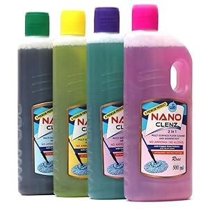 We5 Nano Clenz Multi Surface Floor Cleaner and Disinfectant, 500 ml, No ...