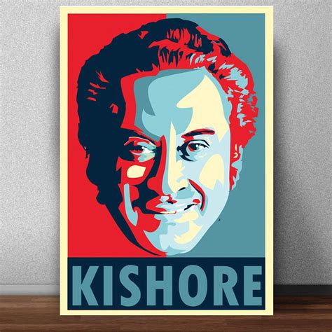 Good Hope Kishore Kumar Pop Art Poster for Room and Office (300 GSM ...