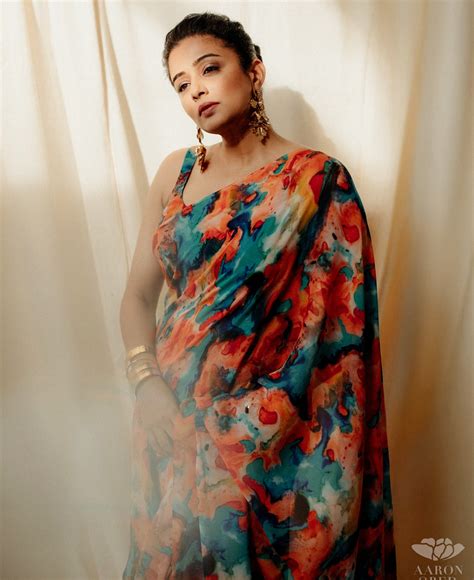 Priyamani Slays in Saree Celebrating her series Good Wife Success