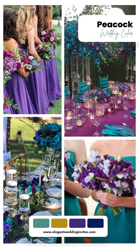 Peacock Wedding Color Ideas 92 Peacock Wedding Theme Ideas | Peacock