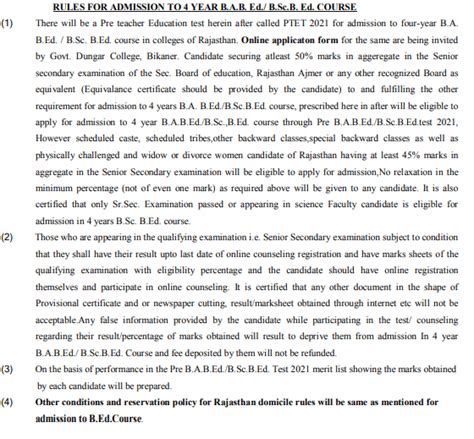 Rajasthan PTET 2025 Eligibility Criteria - Check Age Limit, Marks ...