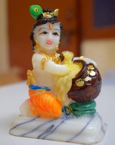SPLICE Lord Krishna Statue for Car Dashboard Decorative Showpiece - 10 ...