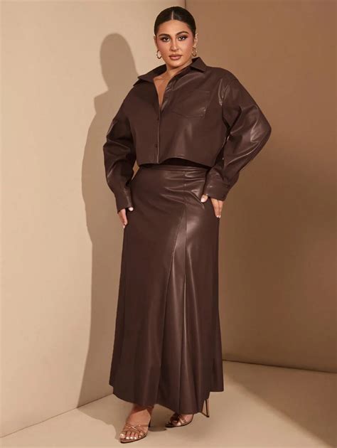 SHEIN BAE Auntie Ladies Commuting Autumn And Winter Long Sleeve ...