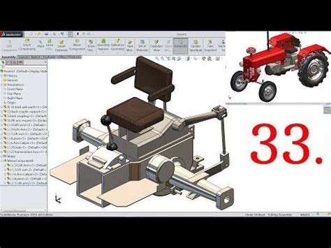Image result for Solidworks Tutorial Tractor 24