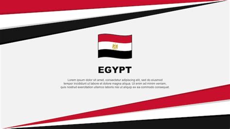 Egypt flag abstract background design template egypt independence day ...