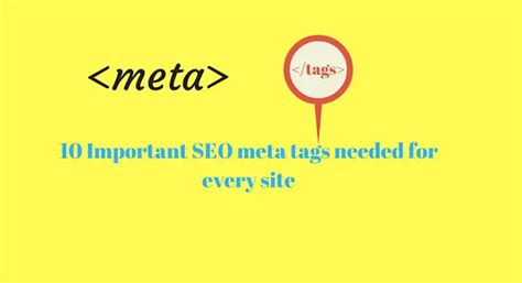 Simple guide to changing SEO meta tags for all sites - London Marketing ...