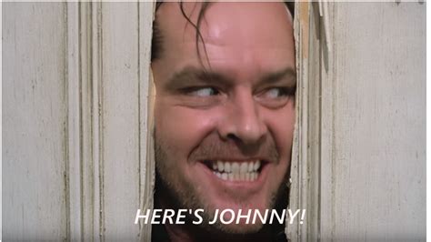 Sticker de jusdechevre sur heres johnny horror shinning other