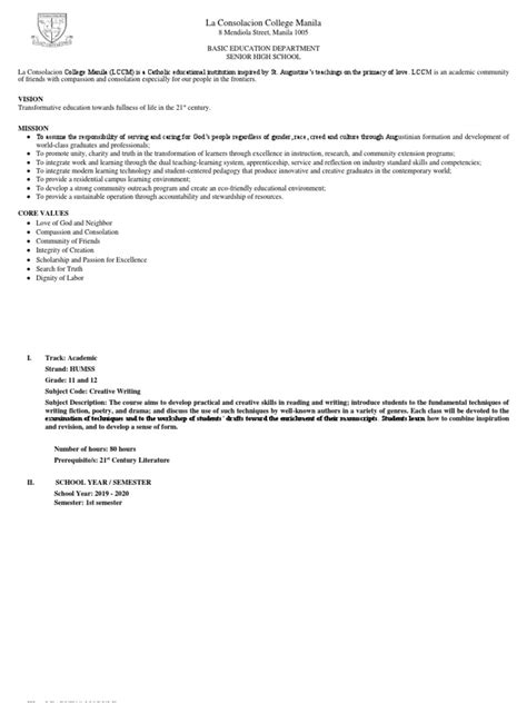 Image result for Creative Writing Learning Objectives