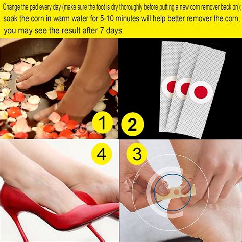 Mcvcoyh 35 Piece Corn Removal Pads - Corn Remover Treatment with Hole ...