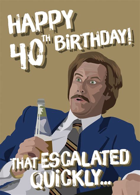 Happy 40th Birthday Funny Meme