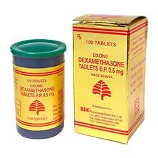 DXONE TABLETS - Dexamethasone Tablets BP 0.5 mg, 100 Tablets - KGN ...
