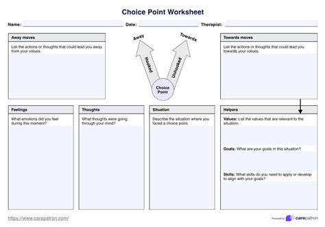 Image result for The Power of Choice Work Worksheet
