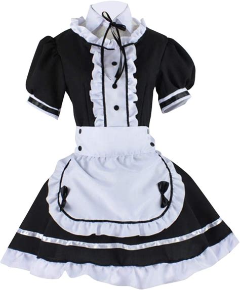 Obobb Women's French Maid Costume with Apron and Fancy India | Ubuy