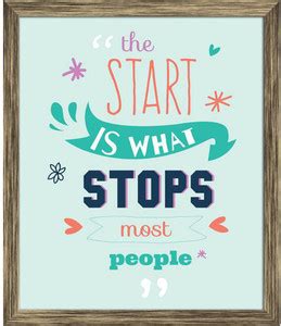 Artzfolio Motivational Quote Framed Wall Art Painting Print Canvas 14 ...