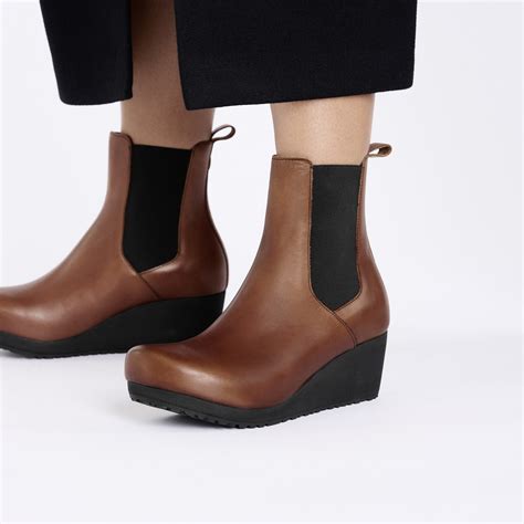 Ebba Slip On Leather Black/Cognac | BIRKENSTOCK