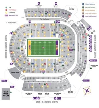 Lsu Football Tiger Stadium Seating Chart - Stadium Seating Chart