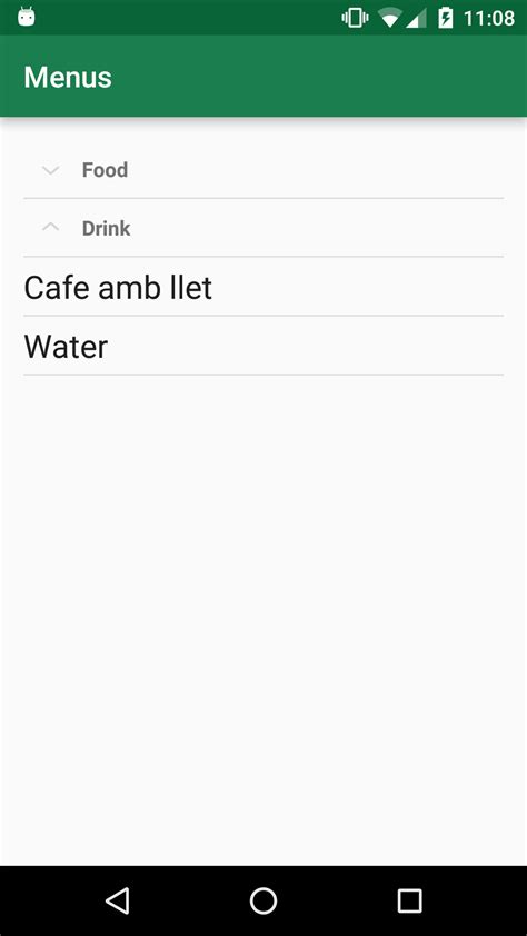 Image result for Expandable List View Android Kotlin