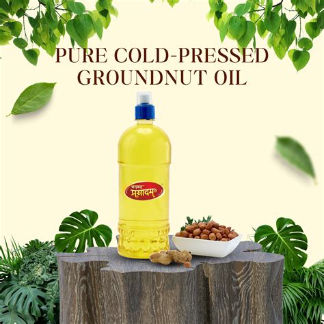 Groundnut Oil Pure | मूंगफली का तेल | Pure Cold-Pressed Groundnut Oil ...