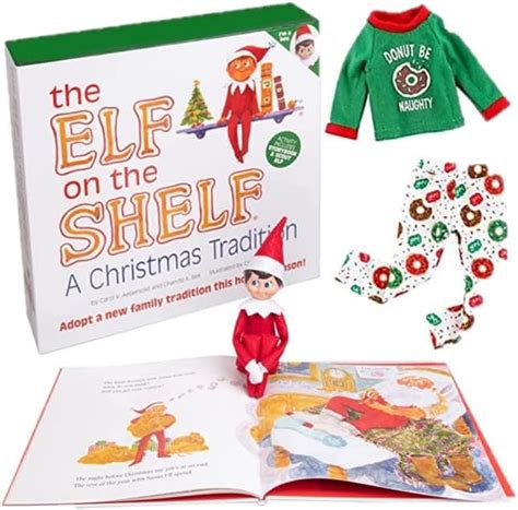 Buy The Elf on the Shelf - Boy Elf Giftset with Donut Pajama Set ...