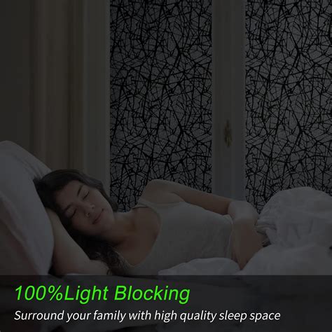 QHYsunshine Blackout Window Film for Privacy, Frosted Glass, No India ...