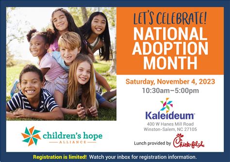 National Adoption Month Celebration - Children's Hope Alliance