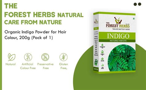 Buy The Forest Herbs Natural Care From Nature Indigo Leaves Powder ...