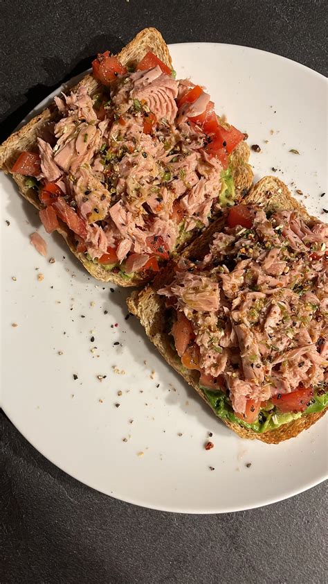 [OC] Tuna Avocado Sandwich : r/FoodPorn