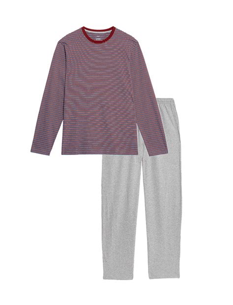 Buy Pure Cotton Striped Pyjama Set at Marks & Spencer