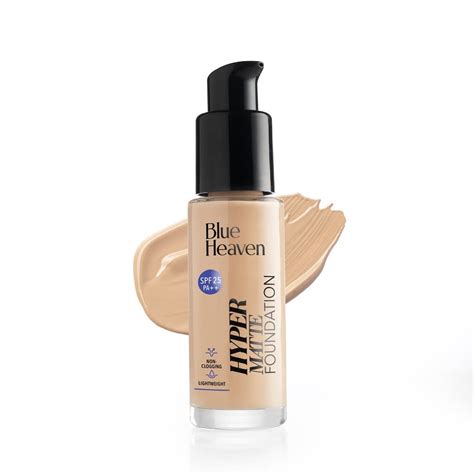 Buy Blue Heaven Hyper Matte Foundation for Face Makeup with SPF 25 PA++ ...