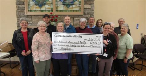 Clarinda Correctional Facility inmates raise funds for local food ...