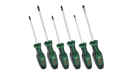 Screwdriver Set 6-Piece Hand Tools | Bosch DIY