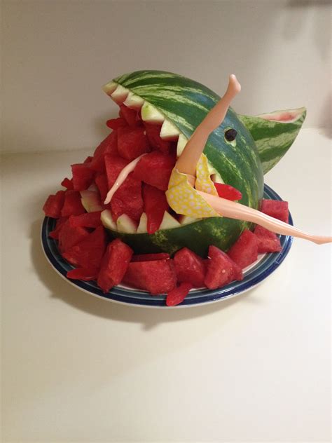 How to carve a watermelon shark – Artofit